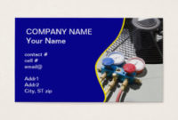 Hvac Business Cards & Templates | Zazzle for Hvac Business Card Template