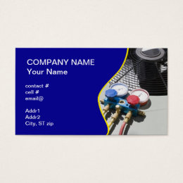 Hvac Business Cards &amp;amp; Templates | Zazzle for Hvac Business Card Template