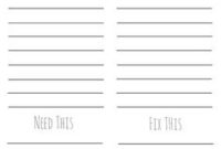 I So Need This! ~ Things To Do Template Pdf | Free with Family Meeting Agenda Template