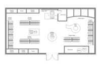 Image Result For Retail Clothing Store Floor Plan | Store in Boutique Business Plan Template