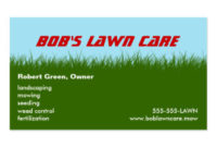 Lawn Care Lawn Mowing Landscaping Business Cards, 210 Lawn inside Gardening Business Cards Templates
