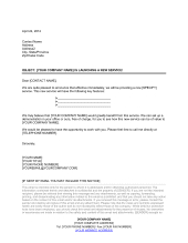 Letter Announcing New Product Template - Word &amp;amp; Pdf | for New Ultimate Business Plan Template Review