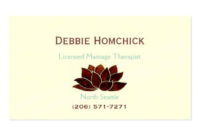Massage Therapy Business Cards & Templates | Zazzle with Massage Therapy Business Card Templates