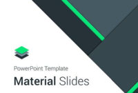Material Presentation Templateswelcome To Material Design in Fresh Business Idea Presentation Template