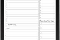 Meeting Minutes Template Created In Microsoft Word regarding Small Business Meeting Agenda Template