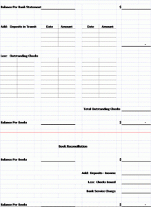 Microsoft Word And Excel Templates regarding Quality Business Bank Reconciliation Template