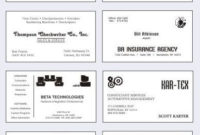 Microsoft Word Templates For Business Documents intended for Unique Microsoft Templates For Business Cards