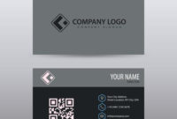Modern Creative And Clean Business Card Template With Dark throughout Unique Unique Business Card Templates Free