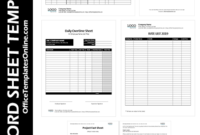 Ms Word Meeting Minutes Template | Office Templates Online for Weekly Staff Meeting Agenda Template