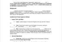 New Landlord Tenant Agreement Form ⋆ Www.scotlandbycamper within Fresh Business Lease Proposal Template