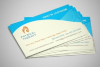 Occupational &amp; Physical Therapy Services Business Card within Non Medical Home Care Business Plan Template