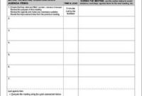 One Page Project Status Report Template : A Weekly Status for Six Sigma Meeting Agenda Template