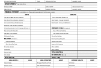 One Personal Financial Statement – Fill Online, Printable throughout Financial Statement For Small Business Template