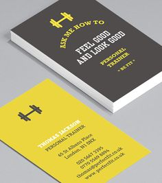 Personal Trainer &amp; Fitness Business Card | Mkt Fitness in Fresh Free Personal Business Card Templates
