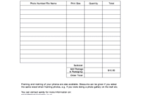 Photo Order Form Template – Fill Online, Printable in Photography Business Forms Templates