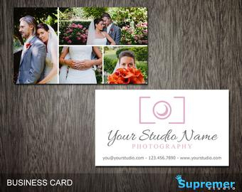 Photography Business Card | Etsy regarding Quality Photography Business Card Template Photoshop
