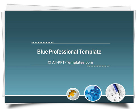 Powerpoint Blue Professional Intro Template intended for Fresh Professional Website Templates For Business