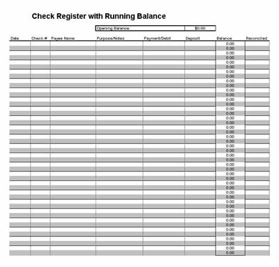 Printable Bank Account Ledger | Shop Fresh with regard to Quality Business Ledger Template Excel Free