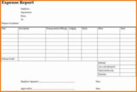 Printable Expense Report | Charlotte Clergy Coalition with regard to Best Small Business Expense Sheet Templates