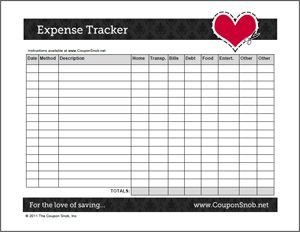 Printable Expense Sheet | Charlotte Clergy Coalition within Small Business Expense Sheet Templates