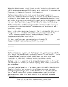 Printable Residential Free House Lease Agreement | Here Is with regard to Fresh Business Lease Proposal Template
