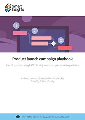 Product Launch Playbook | Smart Insights pertaining to Business Playbook Template