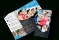 Professional Fitness Tri-Fold Brochure Template within Free Tri Fold Business Brochure Templates