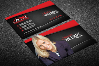 Real Estate Business Cards | Business Card Templates For within Real Estate Agent Business Plan Template