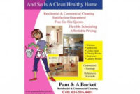 Residential & House Cleaning Business Flyer Examples for Best Flyers For Cleaning Business Templates