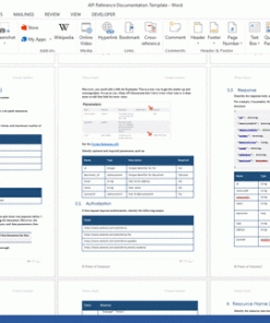 Rest/Web Api Template (Ms Office) - Templates, Forms pertaining to Business Process Documentation Template
