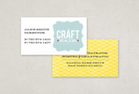 Retro Craft Fair Business Card Template | Inkd regarding Business Card Template Pages Mac