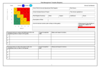 Risk Management Plan Template | Documents And Pdfs pertaining to Business Continuity Plan Risk Assessment Template