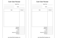 Sales Receipt – Openoffice Template throughout Quality Openoffice Business Card Template