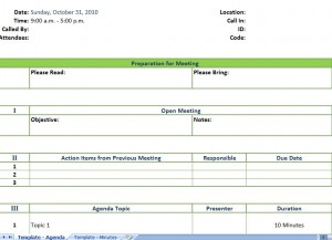 Sample Meeting Agenda Template | Business Meeting Agenda pertaining to Blank Meeting Agenda Template