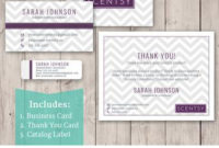 Scentsy Chevron Business Card Custom Pdfribbonandquill inside Scentsy Business Card Template
