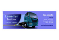 Semi Truck Business Cards & Templates | Zazzle throughout Transport Business Cards Templates Free