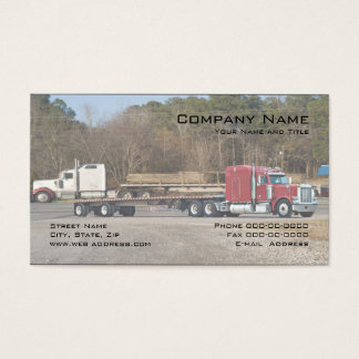Semi Truck Business Cards &amp;amp; Templates | Zazzle throughout Transport Business Cards Templates Free