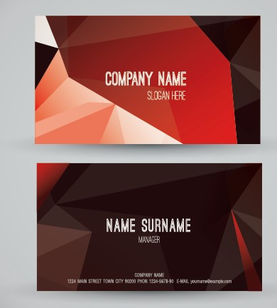 Shiny Modern Business Cards Vector 02 Free Download regarding New Construction Business Card Templates Download Free