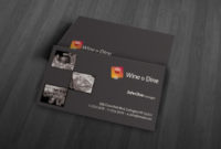 Simple Restaurant Business Card Template » Free Download for Plain Business Card Template Microsoft Word