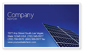 Solar Panels Rising Up Power Business Card Template regarding Quality Business Card Template Word 2010