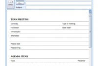 Staff Meeting Agenda Template with regard to Meeting Agenda Template Doc