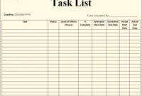 Task List Template – Free Formats Excel Word | List pertaining to Business Listing Website Template