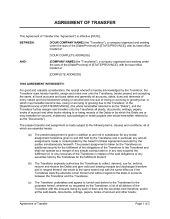 Technology Transfer Agreement - Template &amp;amp; Sample Form intended for Fresh Transfer Of Business Ownership Contract Template