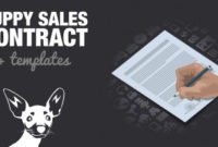 The Perfect Dog & Puppy Sale Contract With Free Templates for Dog Breeding Business Plan Template
