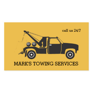 Towing Business Cards &amp;amp; Templates | Zazzle pertaining to Quality Towing Business Plan Template