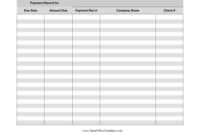Track Payments, Amount Due, And Account Information With with Accounting Firm Business Plan Template