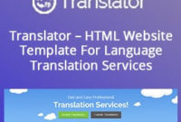 Translator Html Website Template For Language Translation regarding Estimation Responsive Business Html Template Free Download
