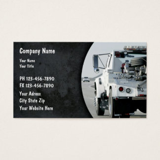 Trucking Business Cards And Business Card Templates pertaining to Quality Towing Business Plan Template