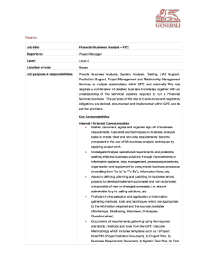 Uat Plan Template - Fill Out Online Forms Templates for Business Analyst Documents Templates