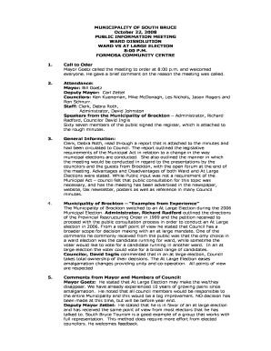 Ward Clerk Personal Statement - Fill Out Online, Download pertaining to Ward Council Agenda Template
